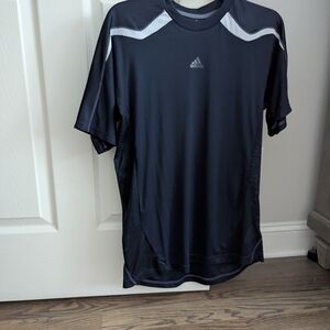 Adidas ClimaCool Navy Shirt Men’s Small Workout Top